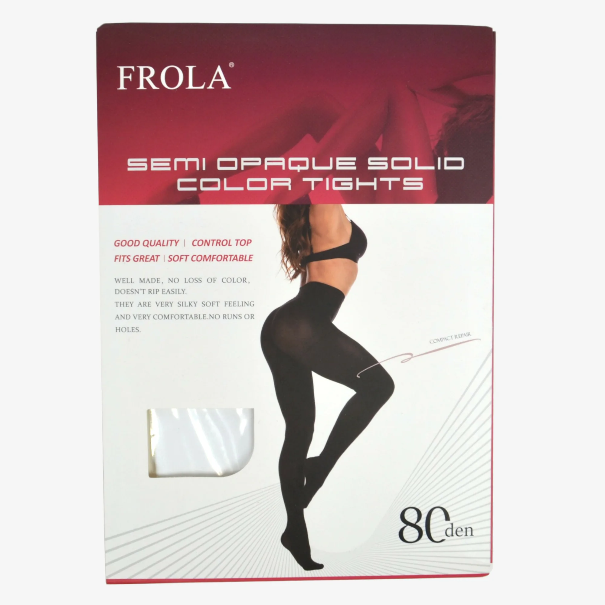 Semi-opaque White Tights