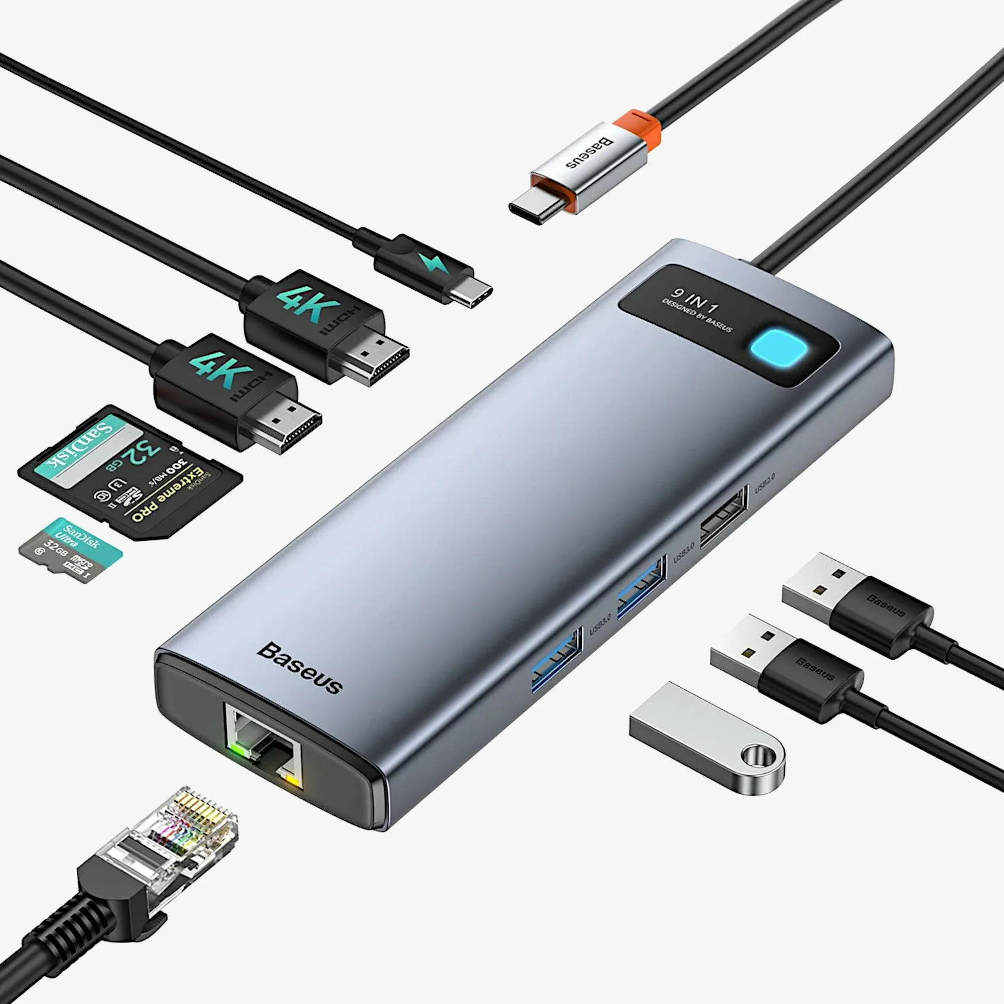 9-in-1 HUB Docking Station