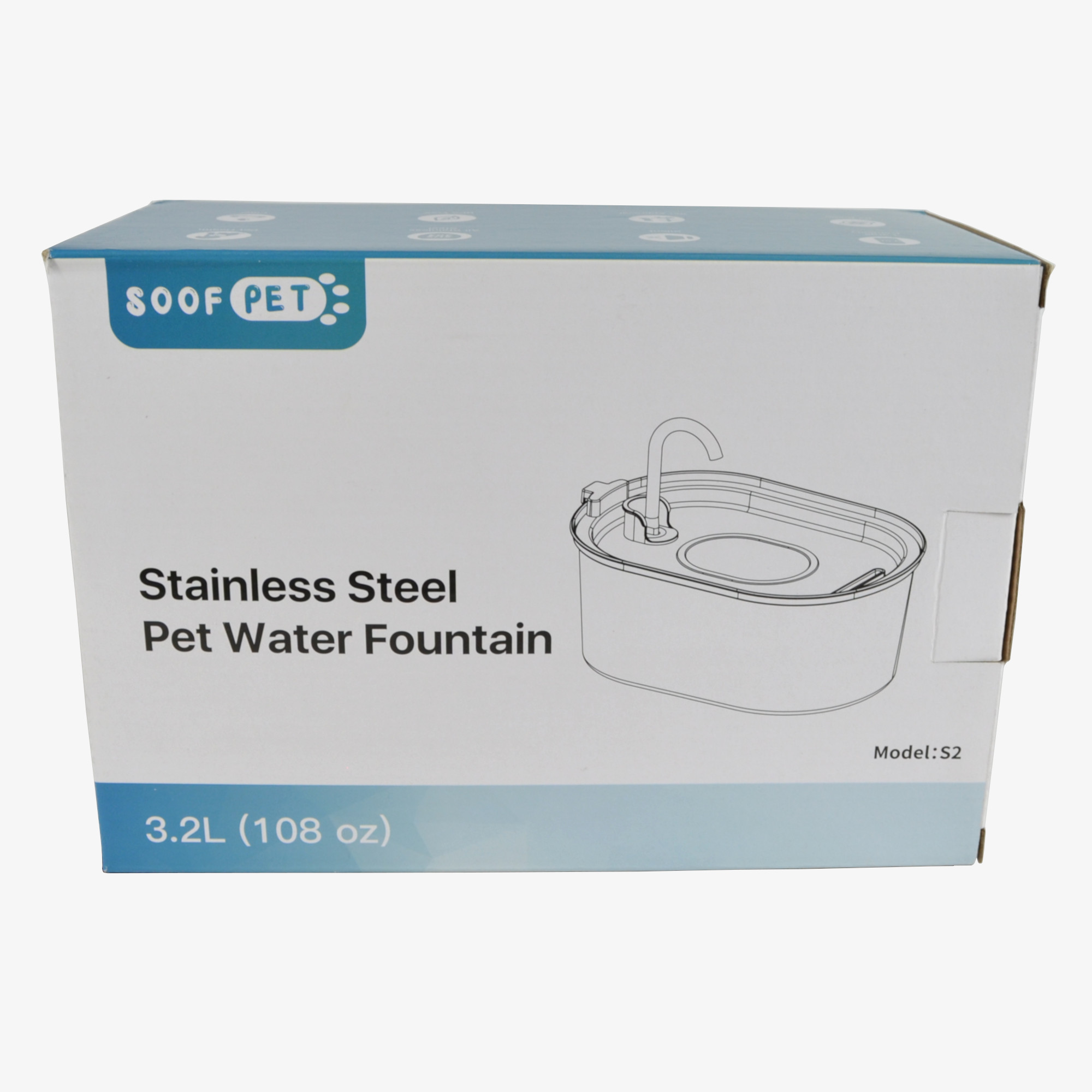 Pet Water Fountain, 3.2L - Image 5