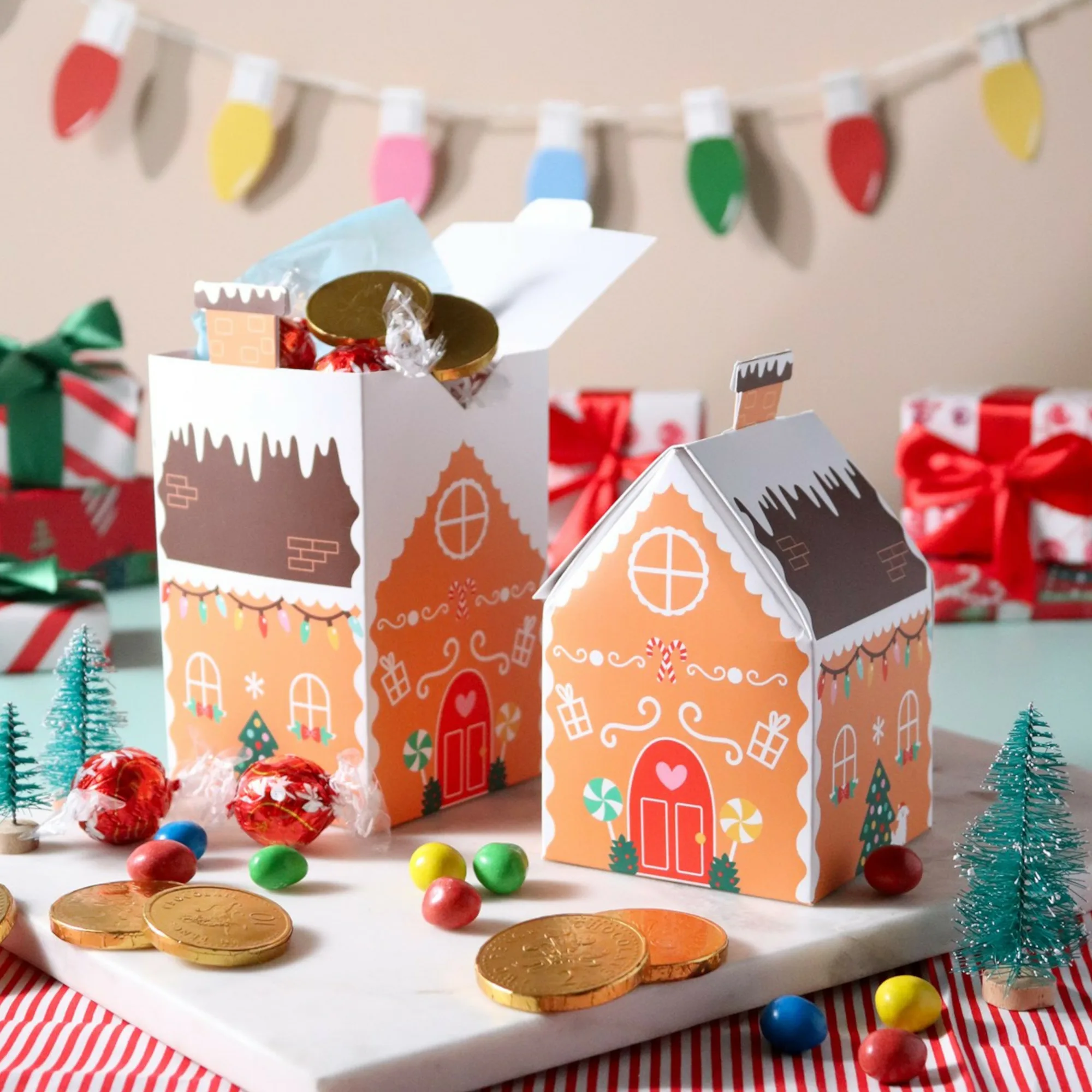 Gingerbread House Treat Boxes