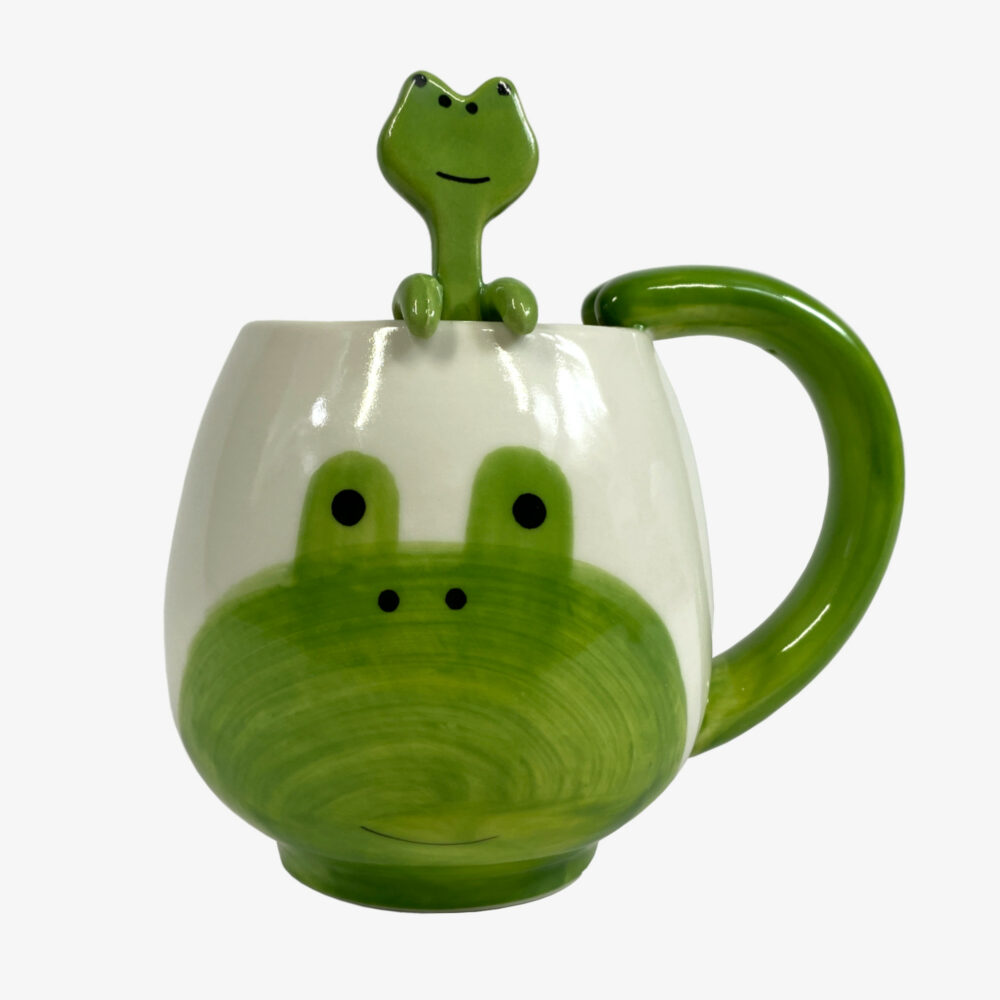 Frog Mug and Spoon