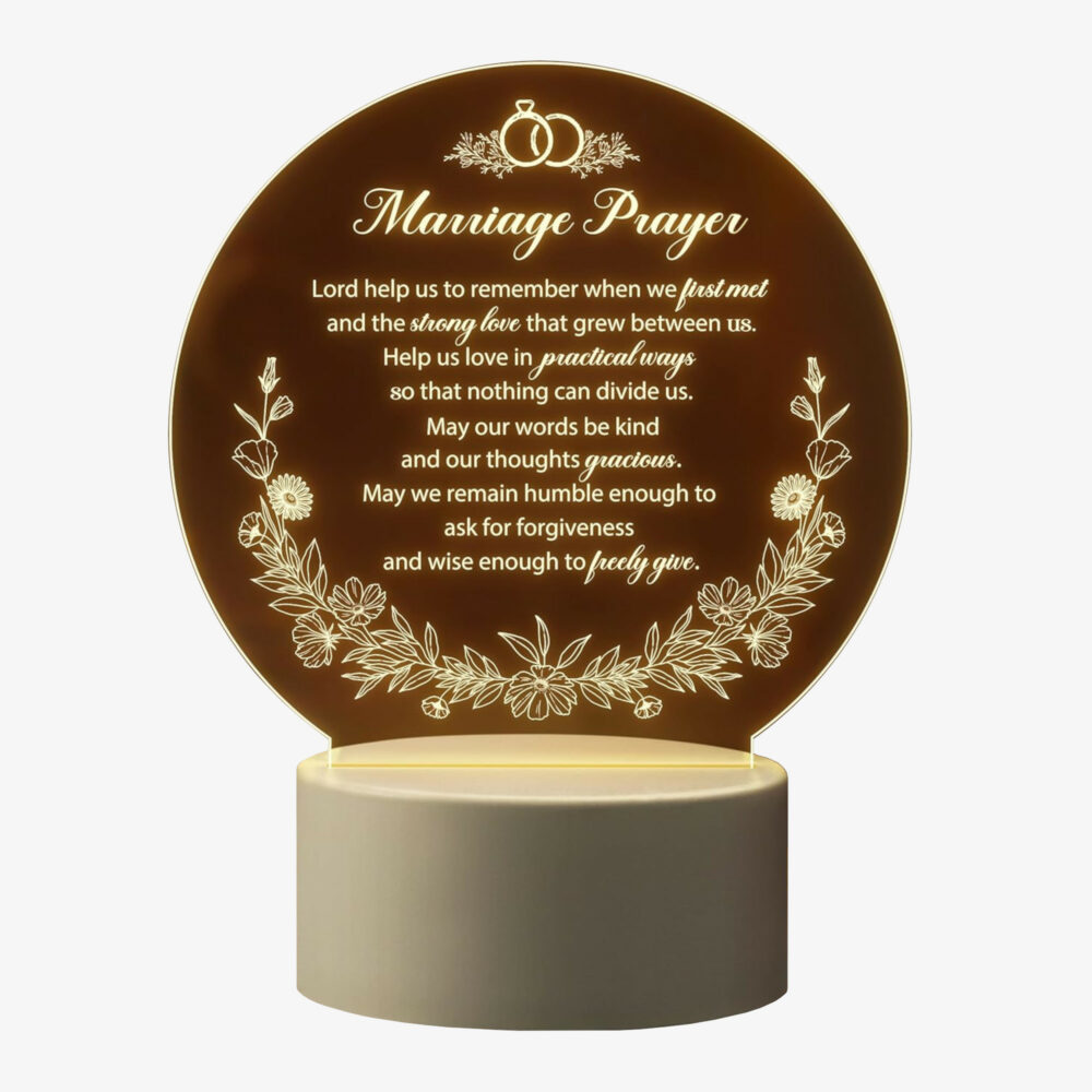 Marriage Prayer Anniversary Night-light