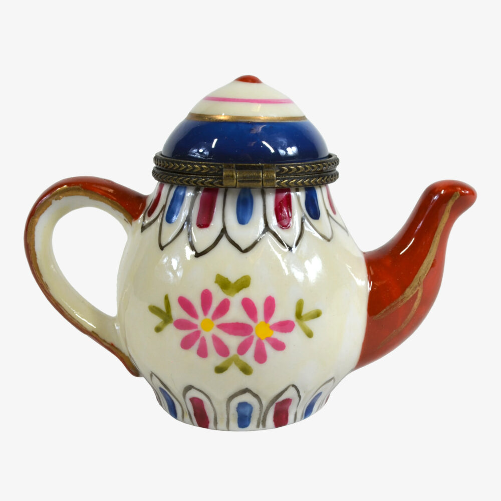 Teapot Hinged Keepsake Box