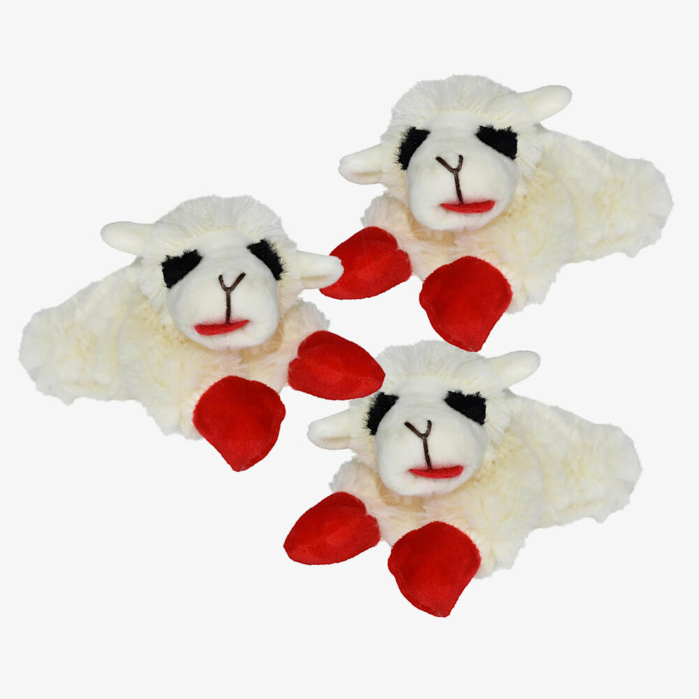 Lamb Chop Plush Squeak Dog Toys