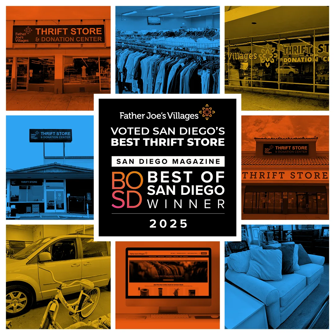Father Joe's Villages Thrift Stores voted best in San Diego by San Diego Magazine