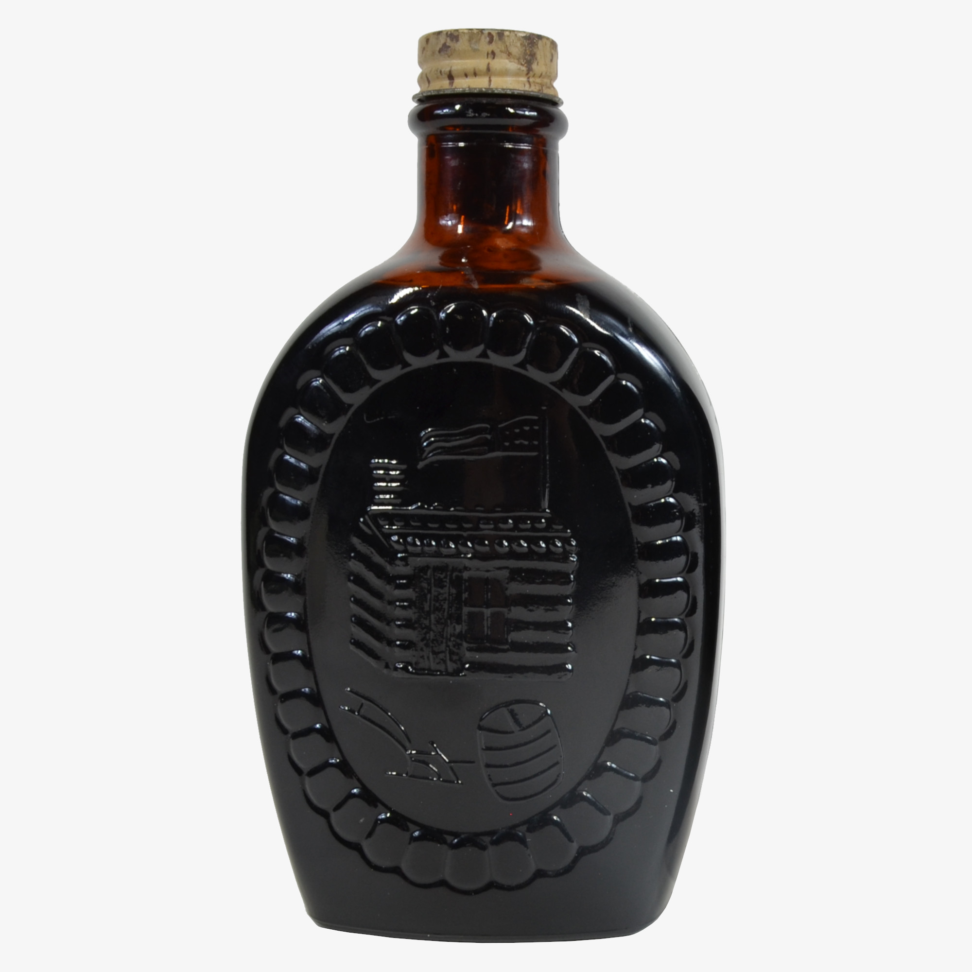 Log Cabin Syrup Bicentennial Flask