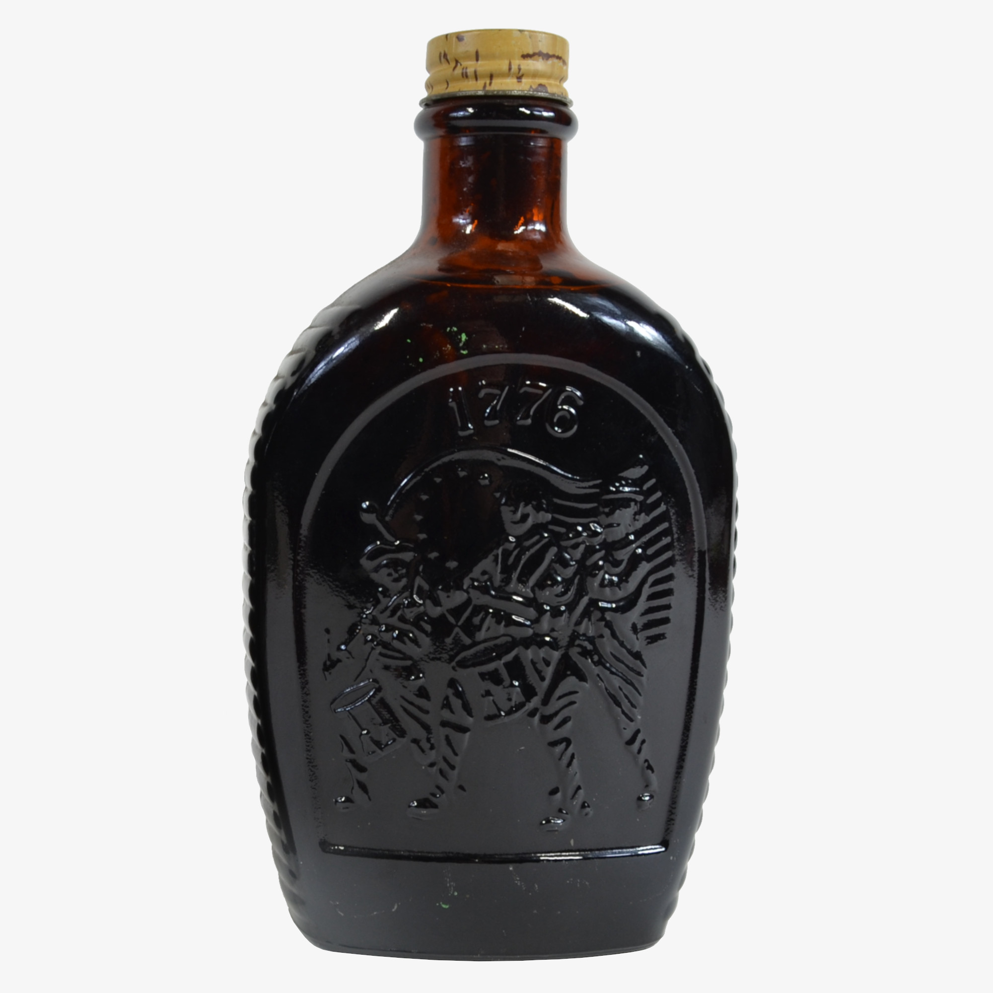 Log Cabin Syrup Bicentennial Flask