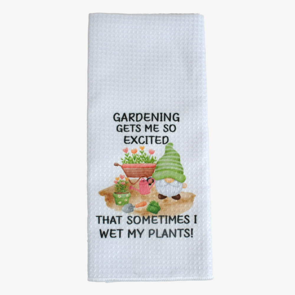 Gardening Gnome Kitchen Towel
