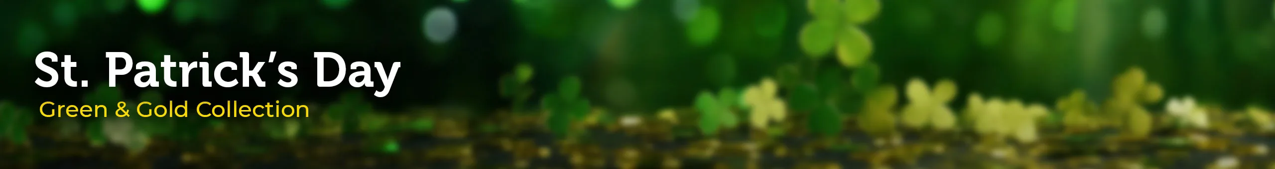 Shop the St. Patrick's Day Green & Gold Collection