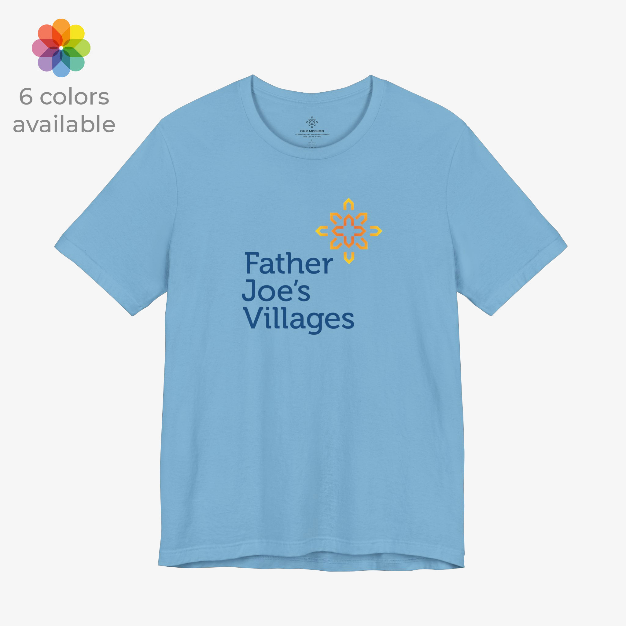 FJV Logo T-shirt, light blue