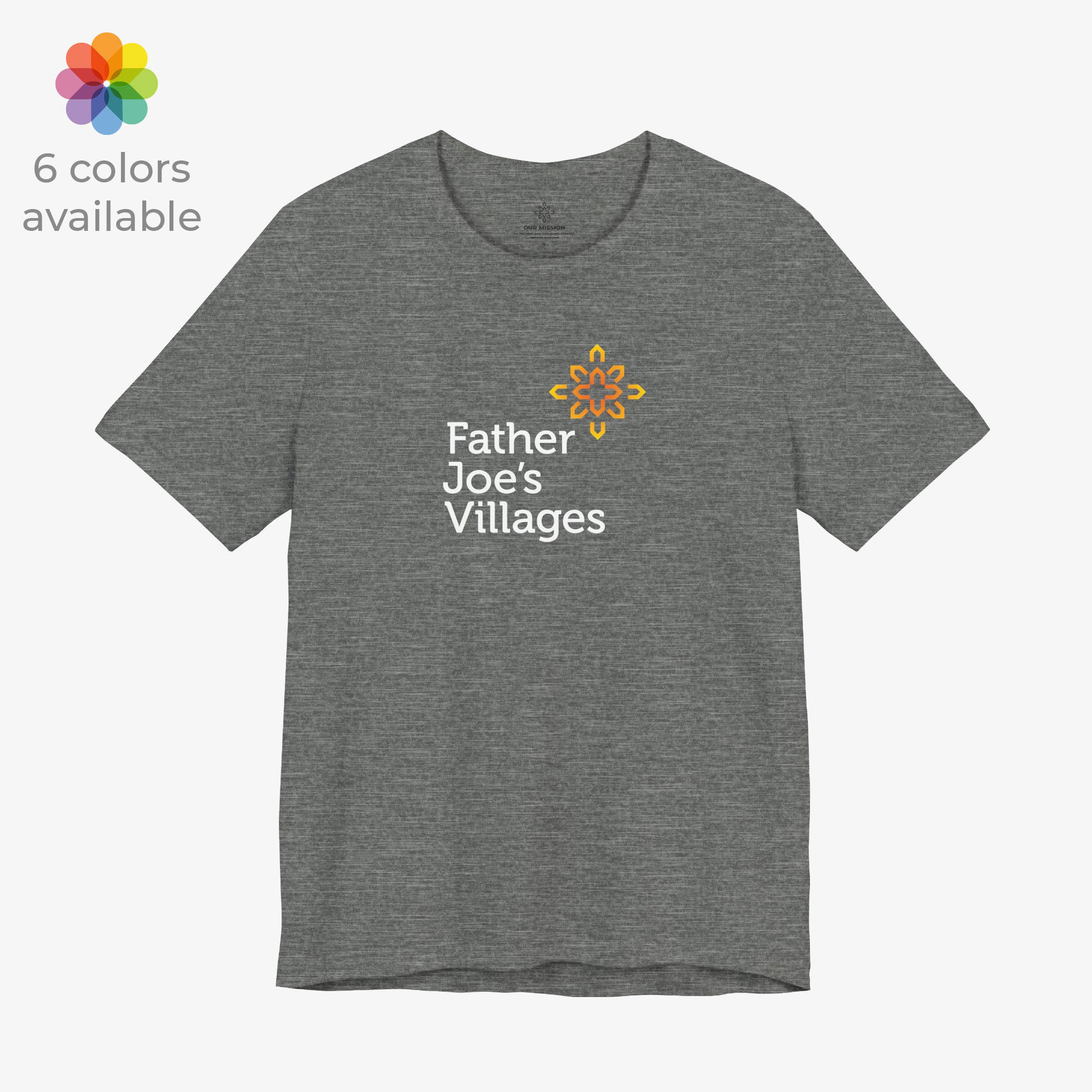 FJV Logo T-shirt, heather gray