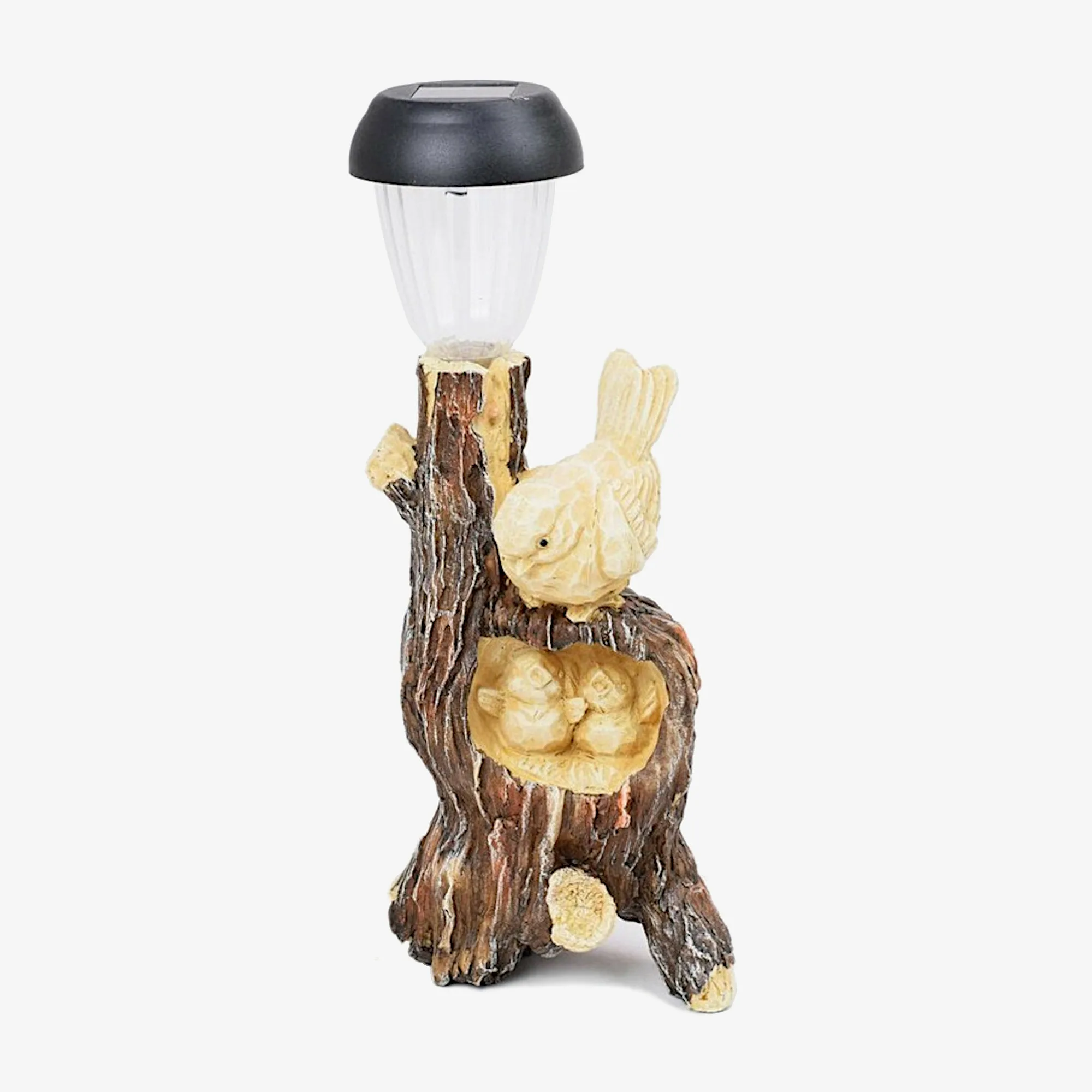 Garden Birds Statue with Solar Light