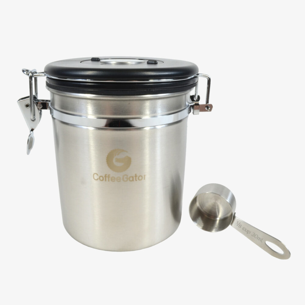 Coffee Gator Stainless-steel Coffee Canister