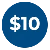 Donate $10<br />
