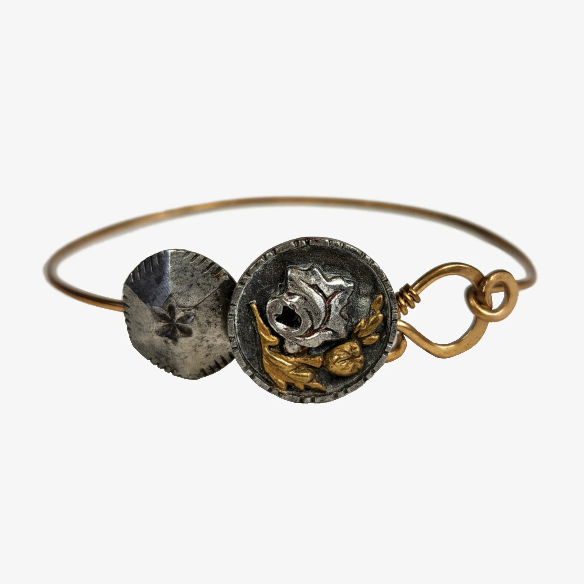 Vintage Hook-and-eye Wire Bracelet