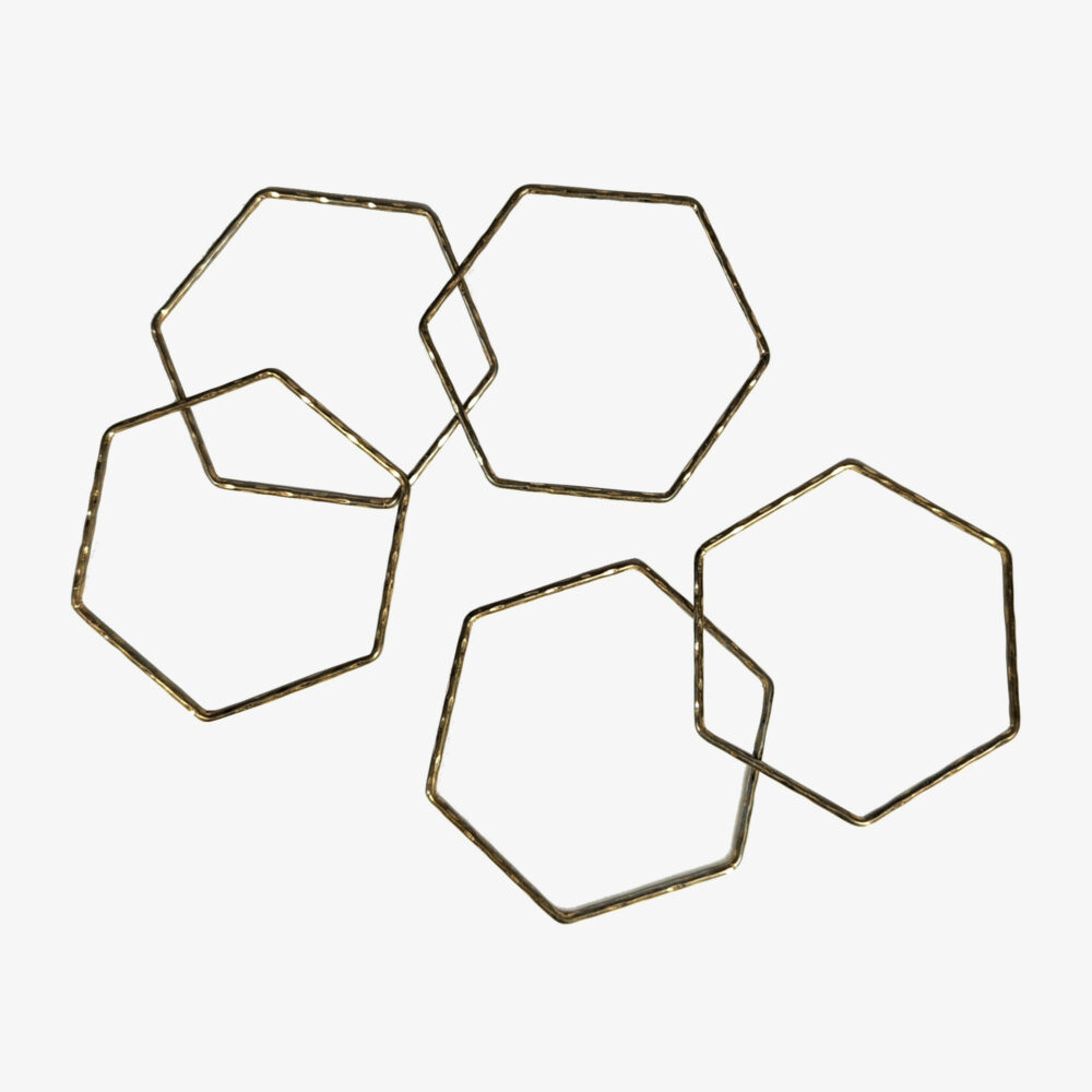 Hexagonal Bangles