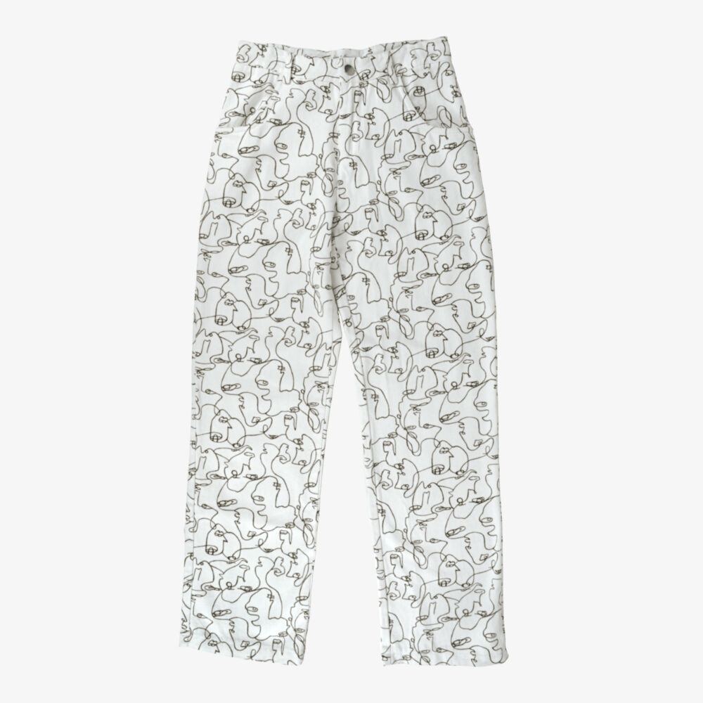 Love + Harmony Abstract Faces Pants