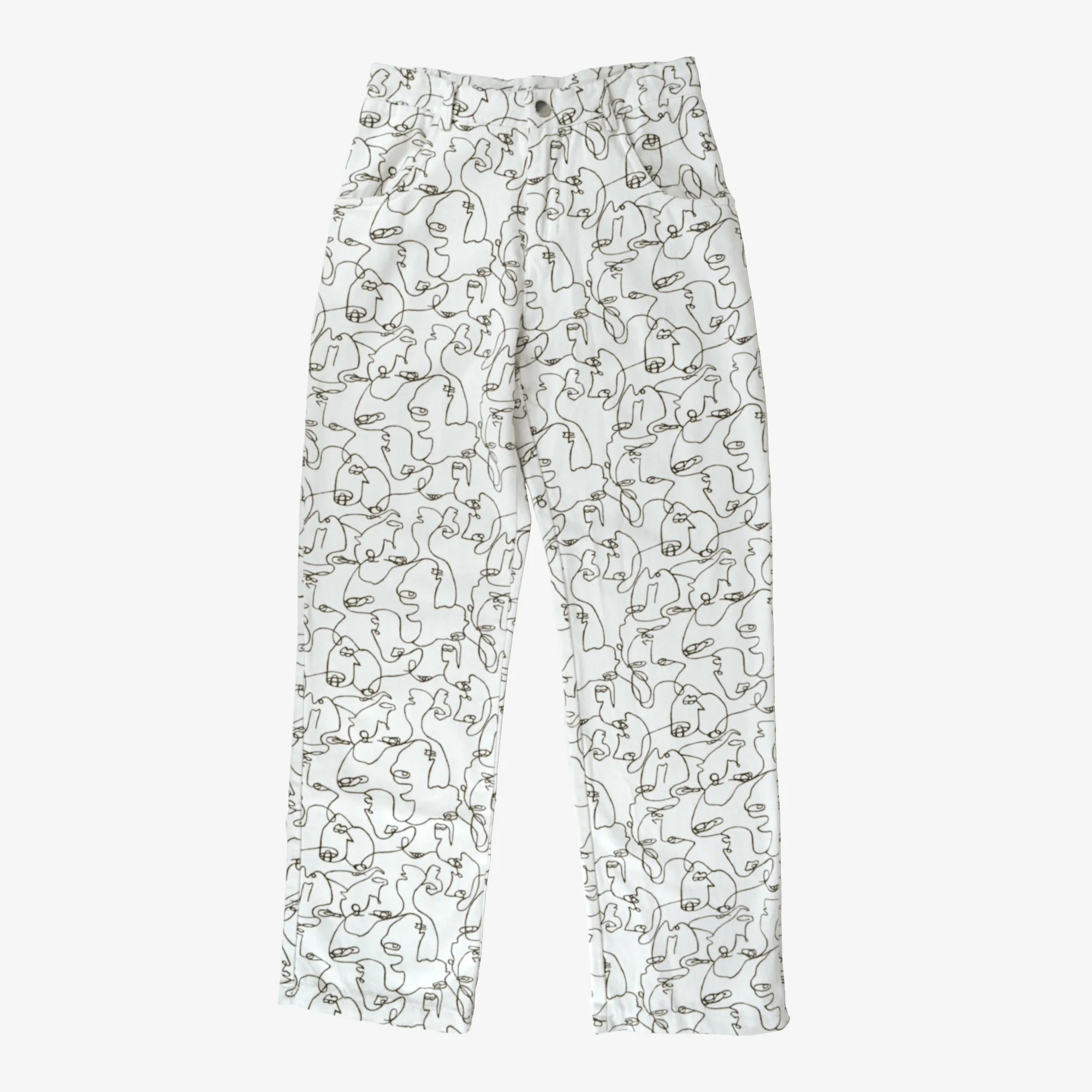 Love + Harmony Abstract Faces Pants