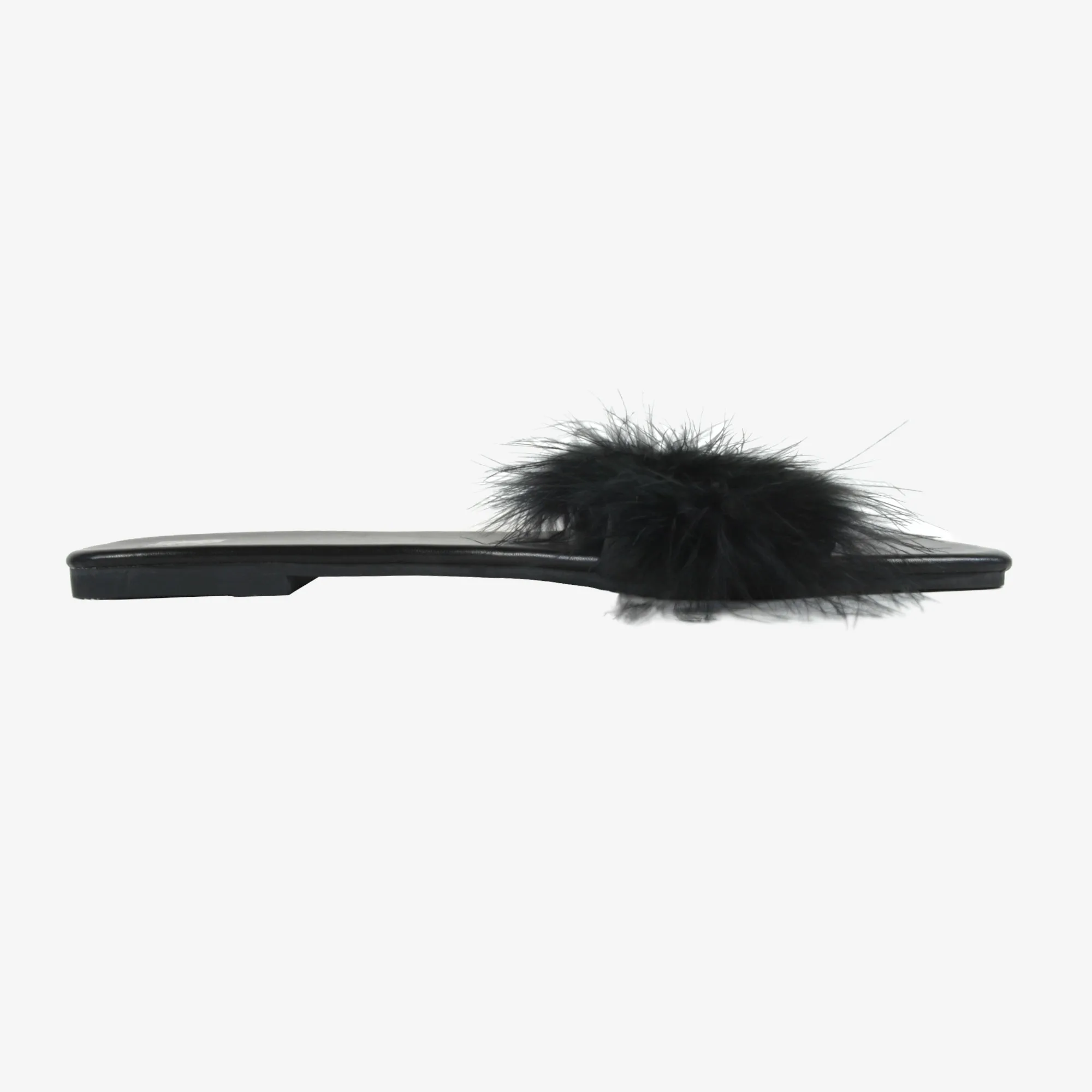 Beaudrm Feather Slippers