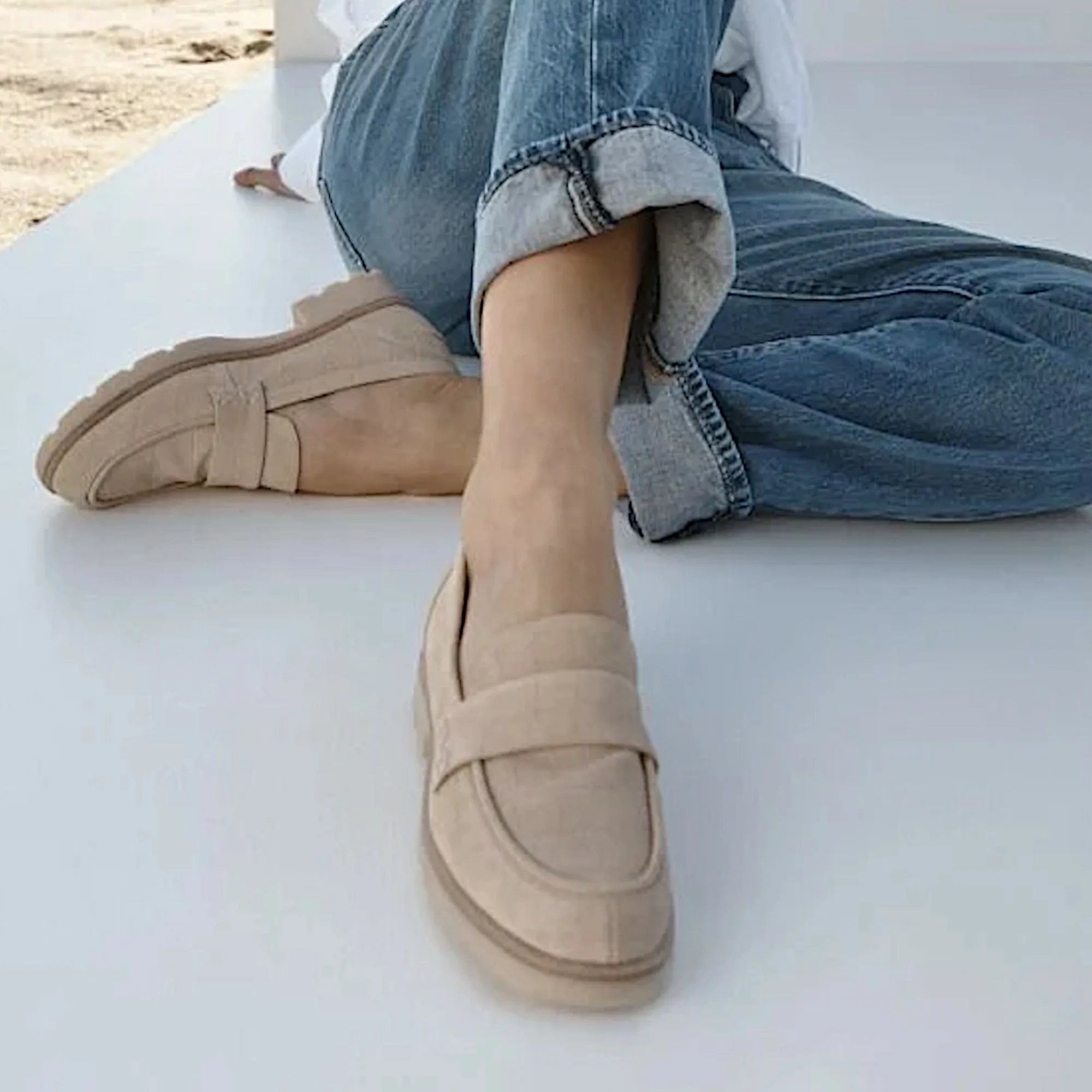 Vionic Cleo Suede Loafers
