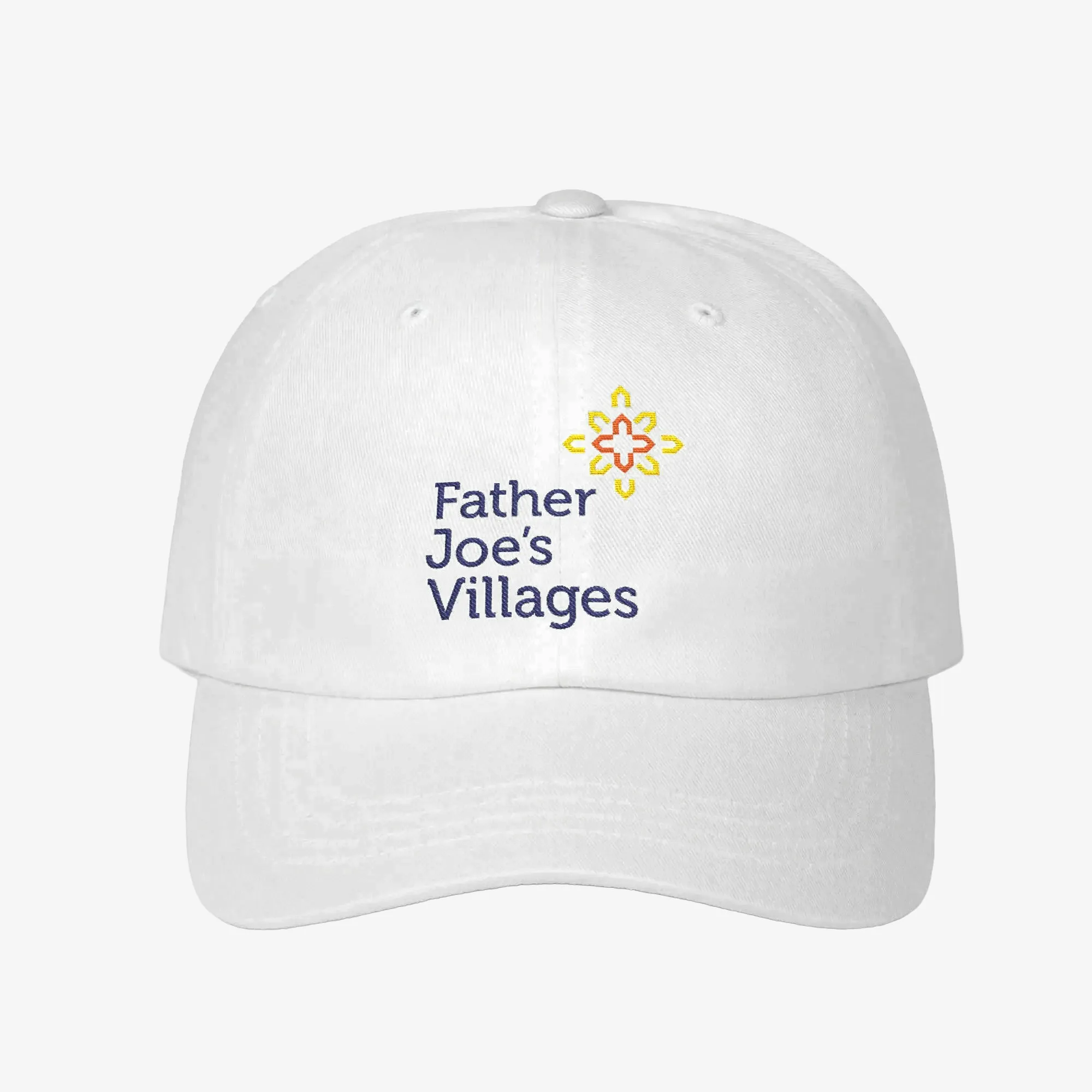 FJV Logo Embroidered Cap - White