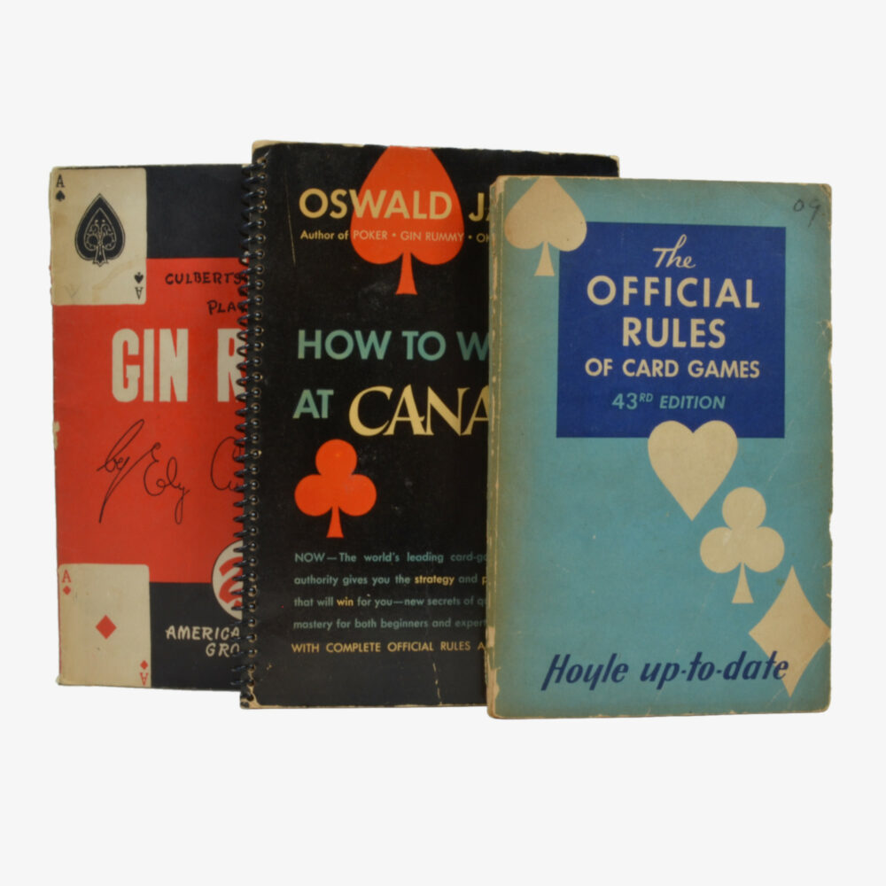 Card Games Vintage Book Bundle