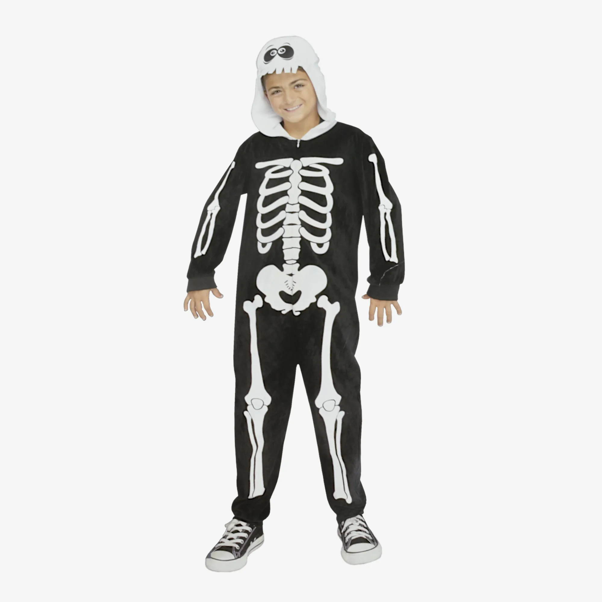 Fun World Skeleton Squad Kids Costume